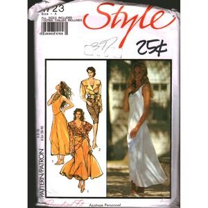 Style 1723 Sewing Pattern Misses Dress and Jacket Size 8-16 Vintage 90s Wrap